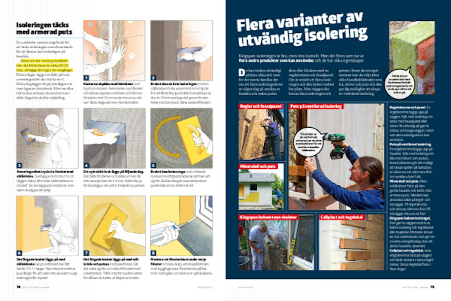 Utvändig isolering Utvändig isolering